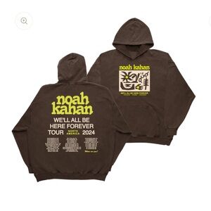 Noah Kahan 2024 We'll All Be Here Forever Tour Hoodie